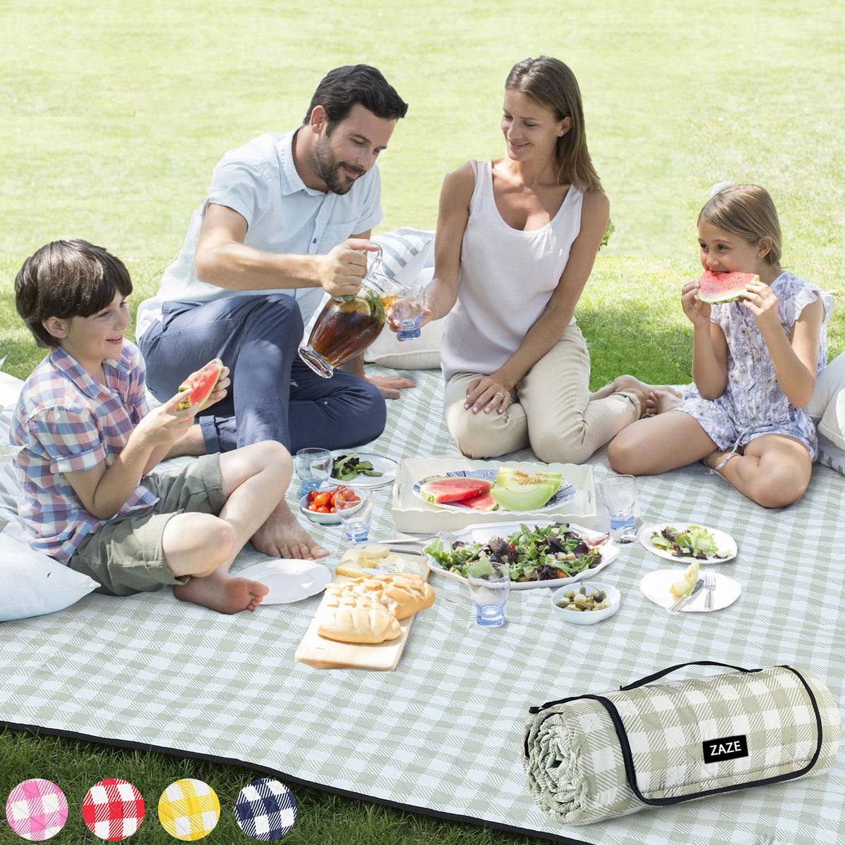 ZAZE Extra Large Picnic Outdoor Blanket – zazeofficial