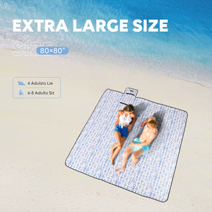 ZAZE Picnic Blankets Beach Blanket Extra Large