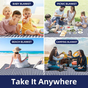 ZAZE Extra Large Picnic Outdoor Blanket